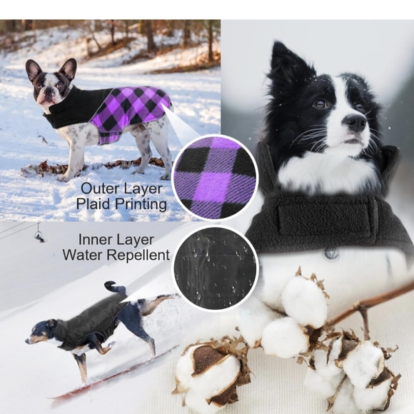 🐾 Reversible Fleece Winter Jacket - Picture 3 of 8